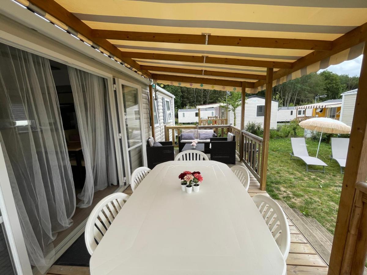 Mobil-Home 4 étoiles avec piscine proche de Blois Onzain Esterno foto